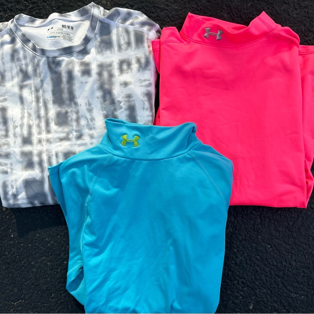 3 woman’s Long Sleeve Under Armors